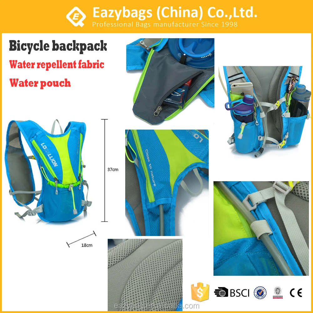 
Wholesale hydration backpack water rucksack waterproof cycling bag 