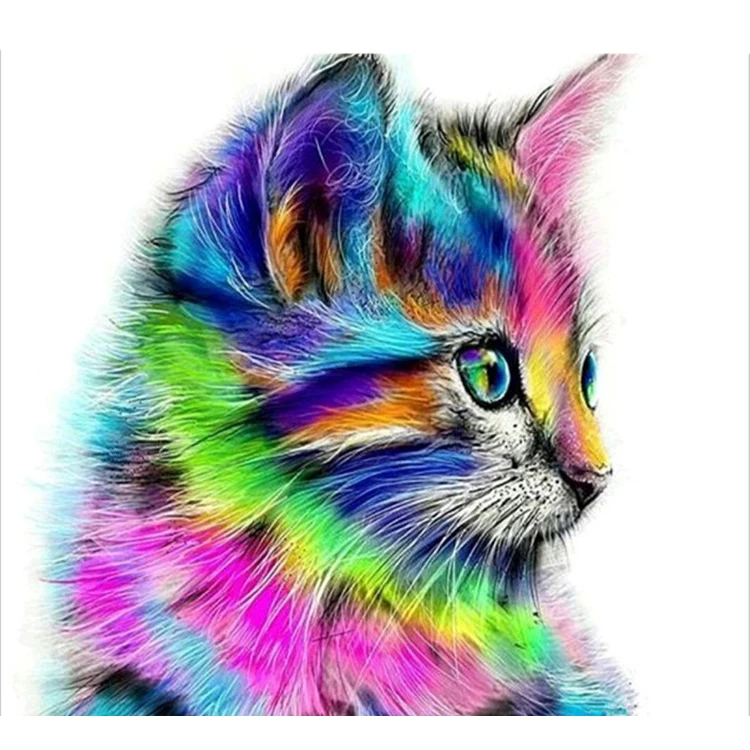 
Dropshipping Factory Direct Diamond Painting Cat aliexpress Amazon Hot-selling Cross-border E-commerce Hot-selling Explosion 