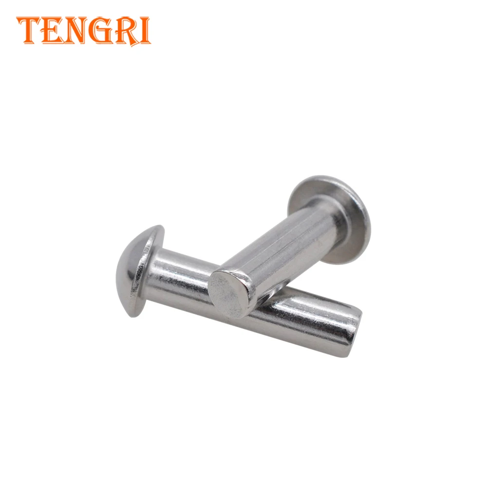 SS304 round head /mushroom head solid rivets 2*8 din660