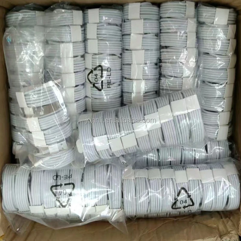Original Genuine Foxconn cable with original package box for iphone mobile phone