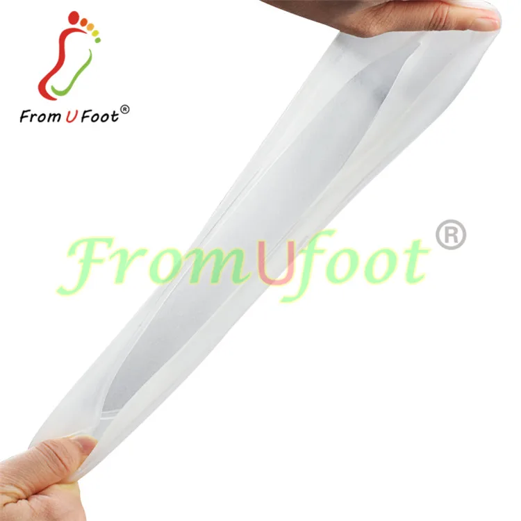 ZRWC32 100% medical Silicone Moisturizing Gel Socks for dry feet Cracked Foot Skin Care Protector