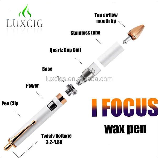 
Pocket Clip Easy to Carry Quartz Dual Wax Dab Pens Kit Quartz coil vape pen for concentrate vaporizer twisty variable voltage 