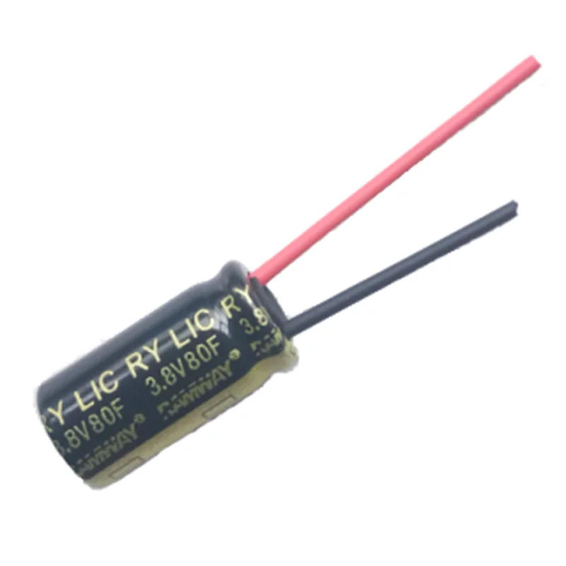 Ruizhi LIC Series Lithium Ion Capacitor Radial type LIC1020 3.8V 80F 250mA-3A Discharge current