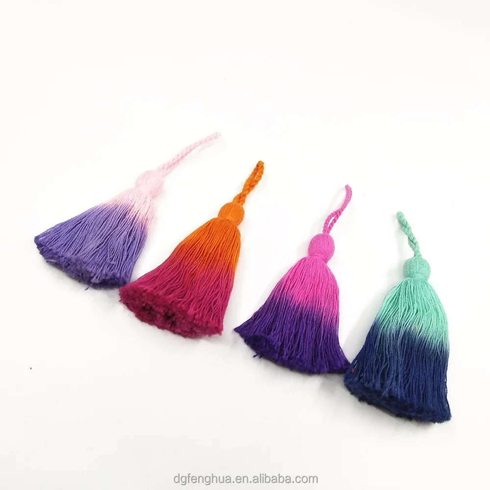 New style multi-color colors tassel for pillow & mixed colors tassel for Cushion