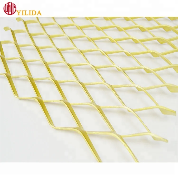 expanded metal fencing panel