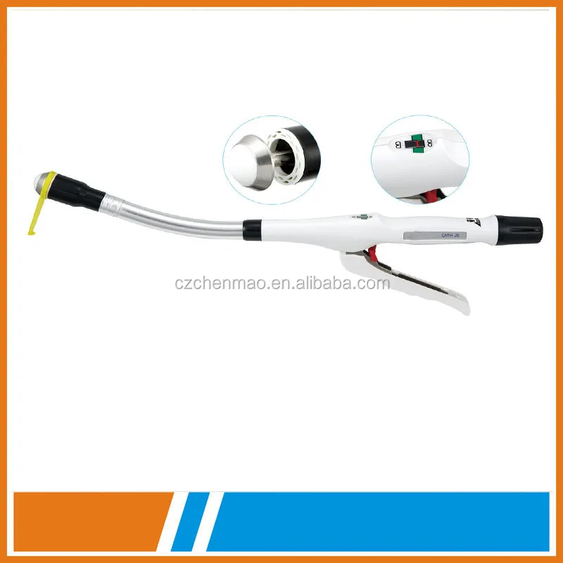 disposable circular stapler with titanium staples