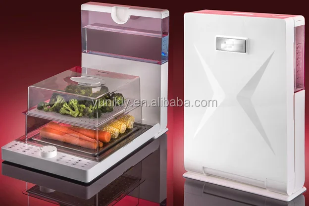 Electric Food steamer for bread and dumpling 2 Layers 10.8L