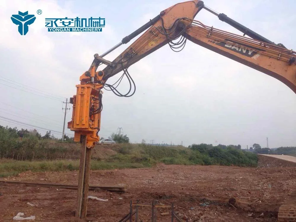 Sidegrip Vibro Hammer Pile Driver Excavator Vibratory Hammer for Sheet Pile Driving TALOS 55