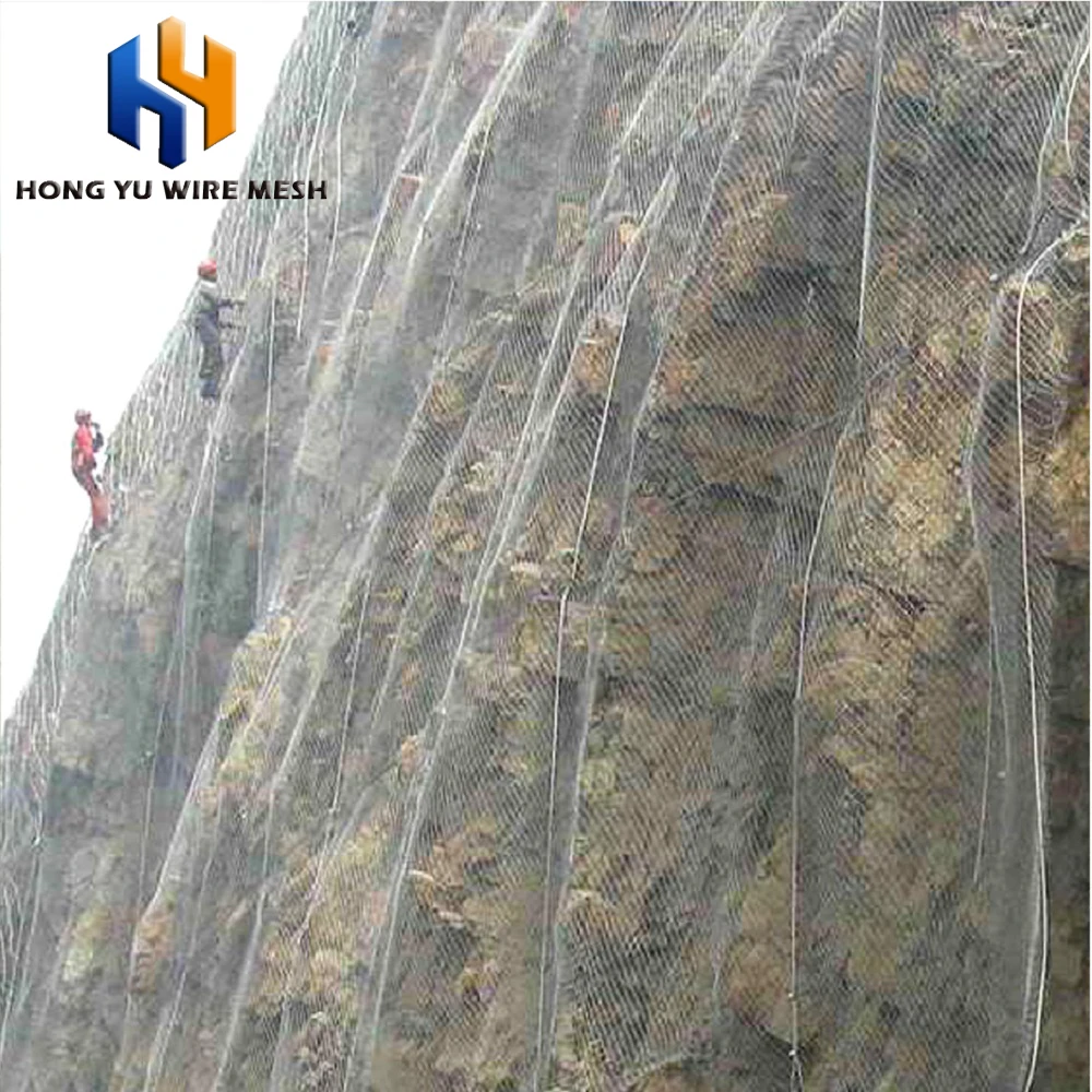 High quality  SNS flexible rockfall netting system in fishing net from China supplier