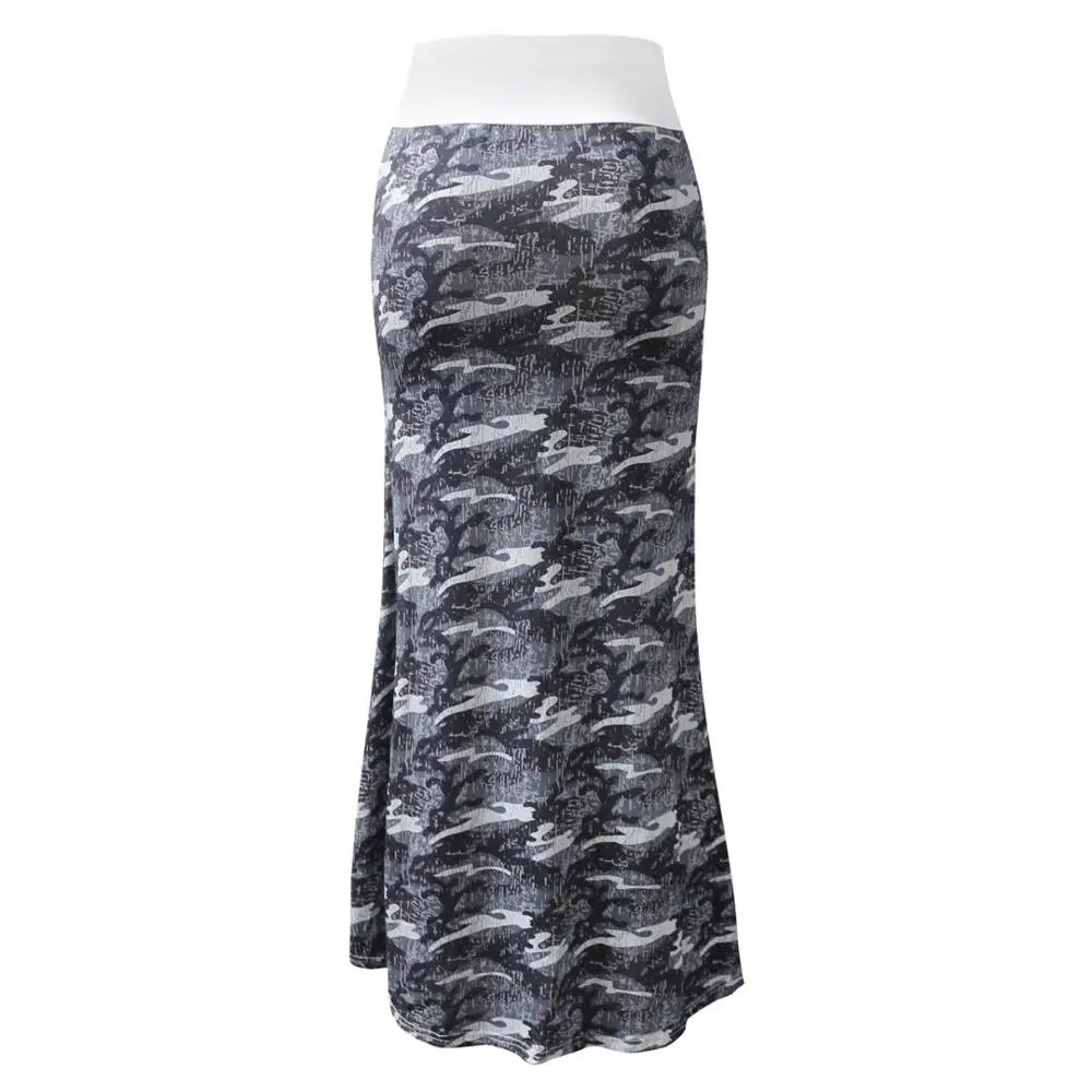 High fashion elegant linen long maxi skirt for summer/autumn