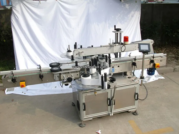 Автоматическая пэт бутылки квадратной бутылки двойная сторона наклейка этикеточная машина