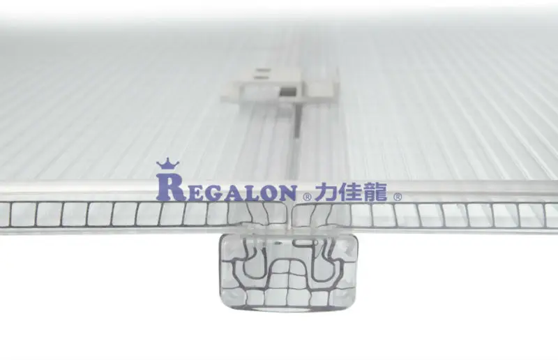 Sunshine Multiwall PC sheet Polycarbonate U lock sheet
