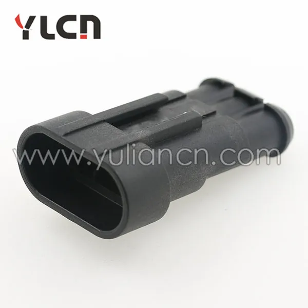 3 pin Tyco/Amp мужской авто электрические разъемы и герметичный разъем