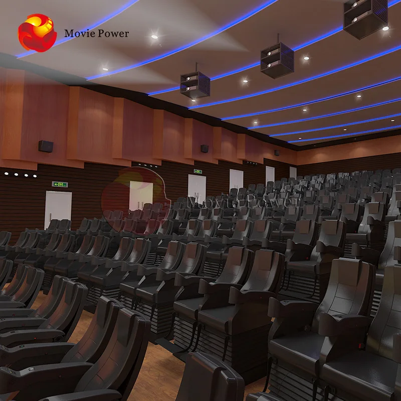 More Than 300 Seats 4D Theater Generating Advanced Vr Theater Price 4d 5d 6d Projector Cinema