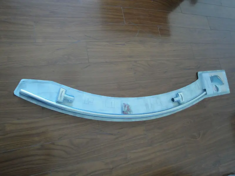 crescent shower curtain rod