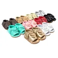 Cool Summer Fashion Street Moccasins Sandals 2016 Baby Shoes Leather Tassels Baby Toddler Shoes Rubber Soled