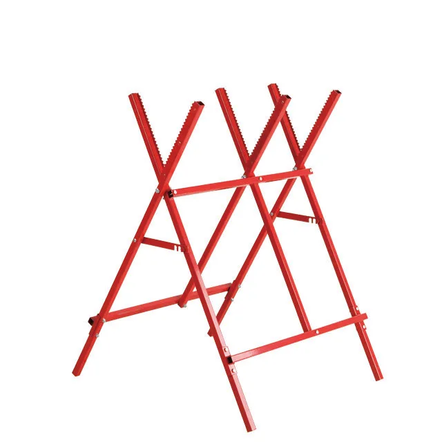 
stable square steel folding wood work log saw horse bench for sale 