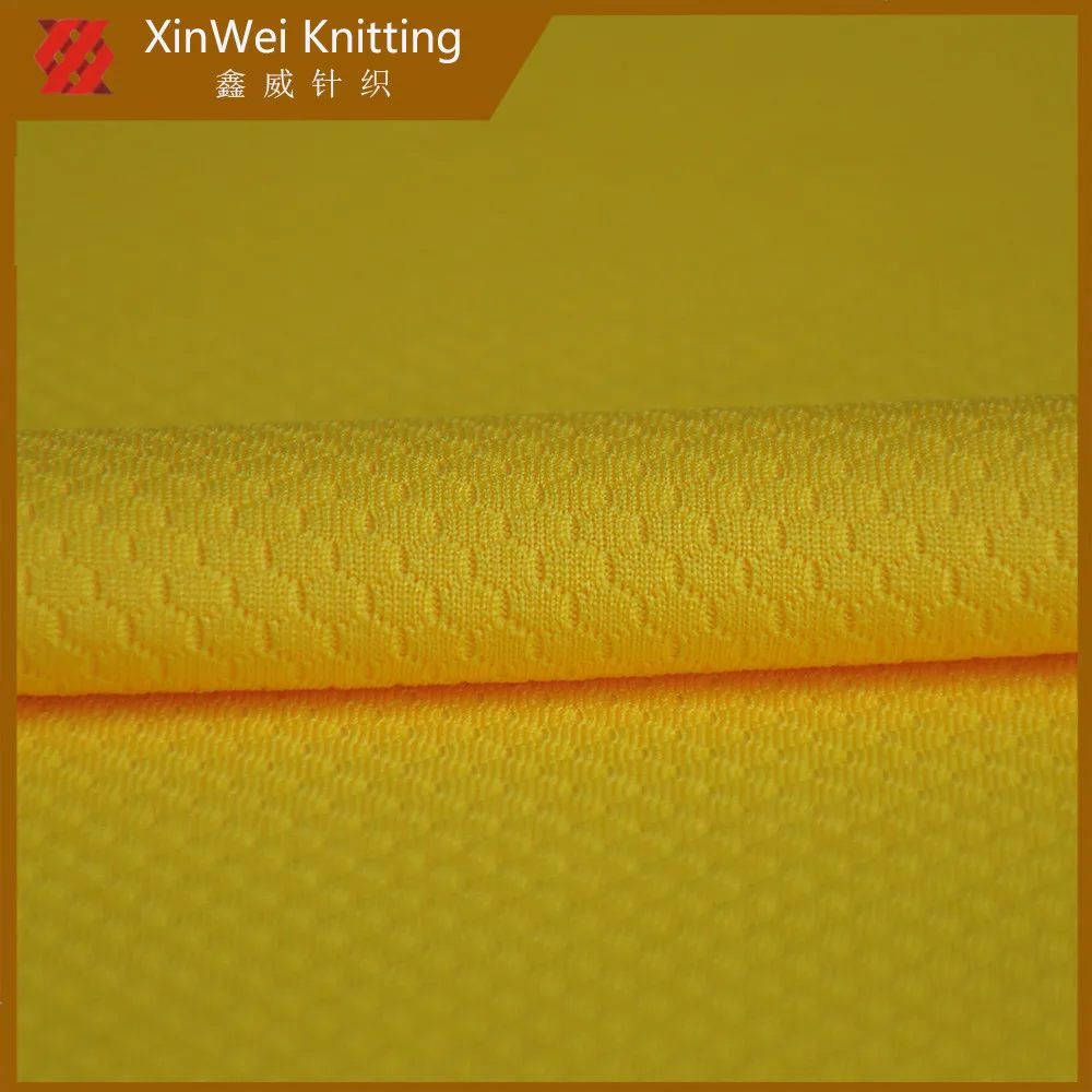 Спортивная одежда легкая оптовая вязание полиэфирная сотовая сетчатая ткань