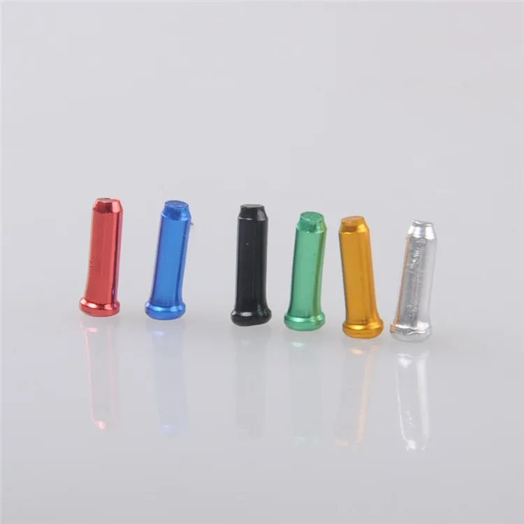 YOUME Aluminum Alloy Cycling Bike Brake Cable Cover Bicycles Derailleur Shift Cable End Bike Inner Wire Casing