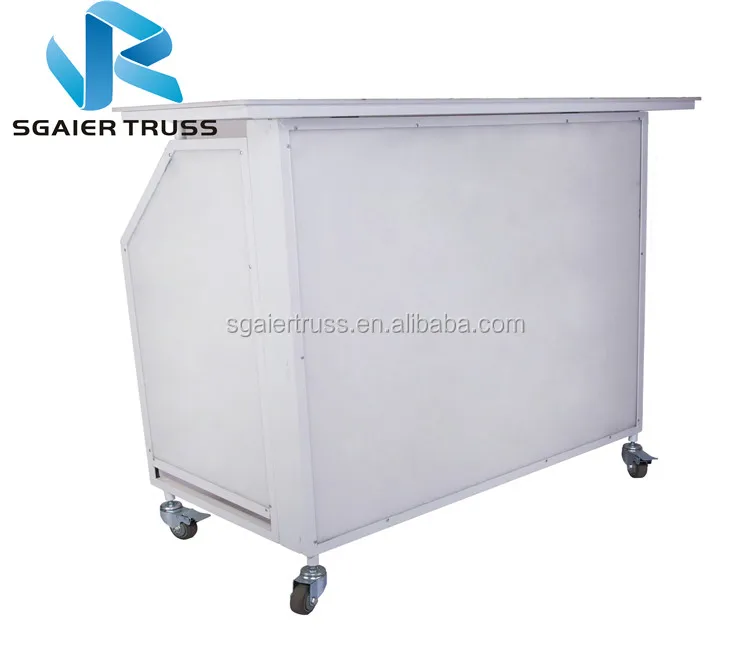 Luminous Glow mini Mobile Cocktail Music Bar Counter luxury LED Portable Bar display counter