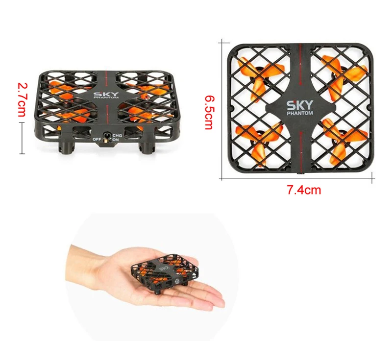 
Portable RC Quadcopter Mini Helicopter toys Dron Headless Pocket Micro Droni Quad Copter 