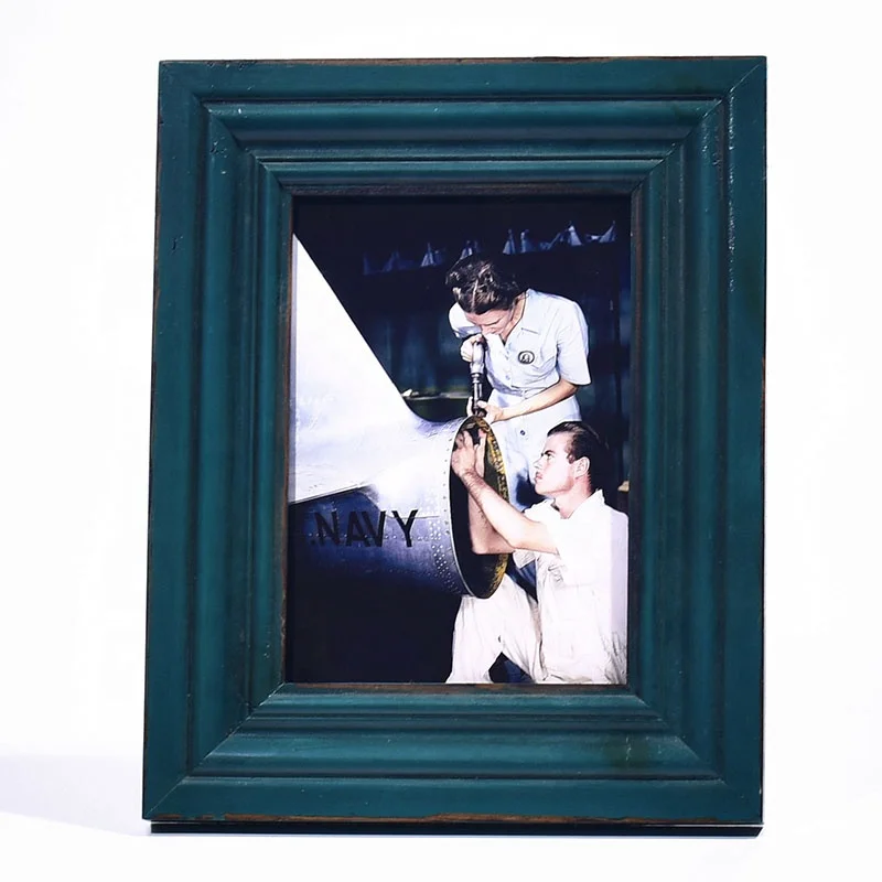 Rustic Distressed Picture Frame 5x7, Designer Antique Style Picture Frames