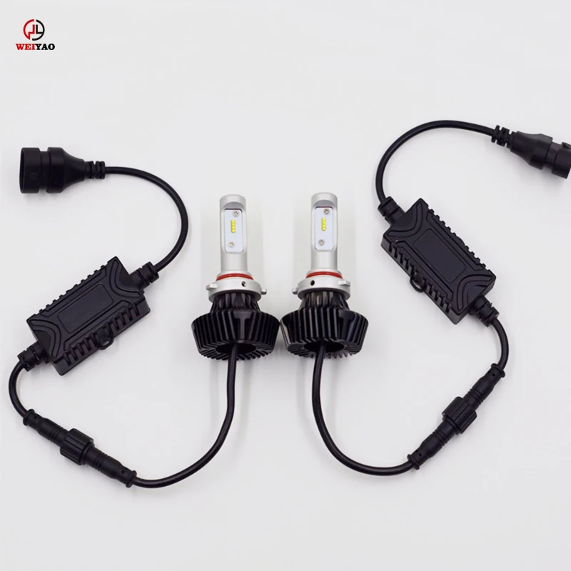 Car 6000K LED headlights replace halogen bulbs High quality LED headlights HB3 9005