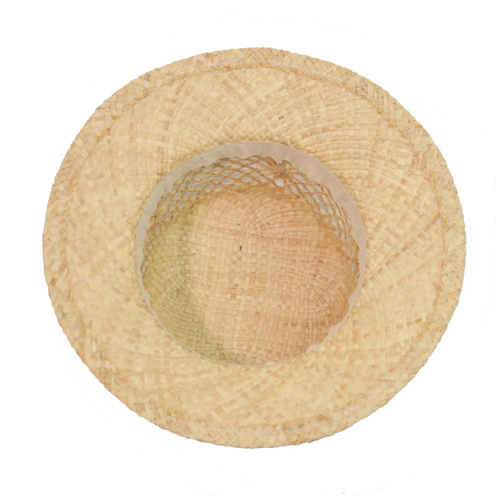 
Ladies Woven Straw hat Fashion Retro Lafia Panama Hat Visor Raffia sun Hat 