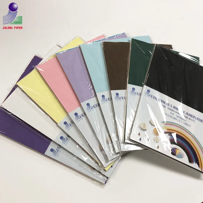 
180gsm 220gsm color bristol board A4 color cardstock paper 