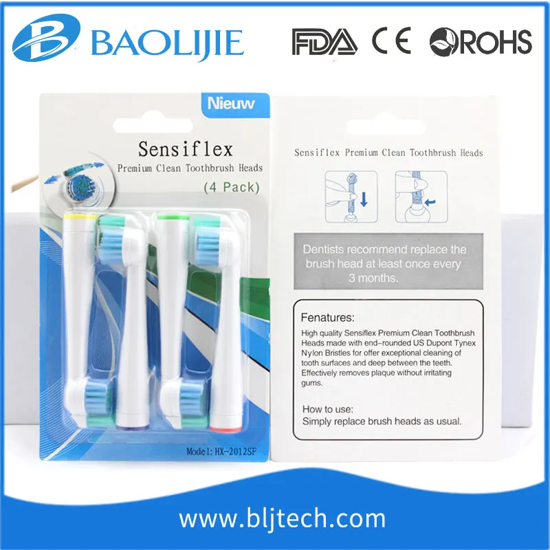 
Premium Clean Toothbrush Heads Sensiflex HX2012SF Deep Clean 