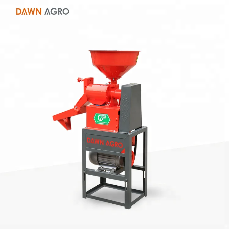 DAWN AGRO Mini Home Use Rice Mill Machine Milling Brown Rice Corn Grits in India Rice Dehusking Machinery
