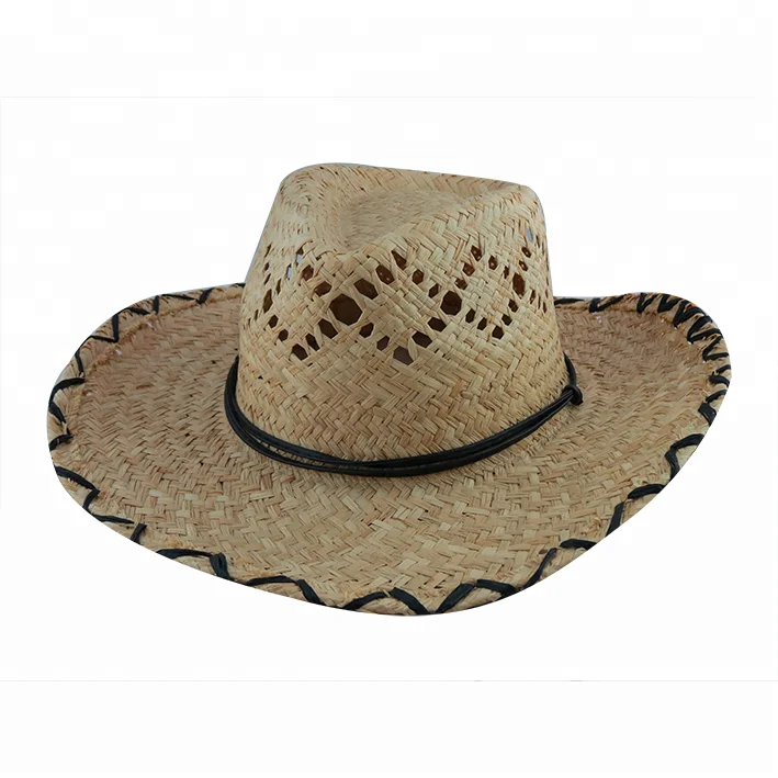 Panama Man Summer Brim Straw hat Fedora Beach Trilby Sun Hats For Male