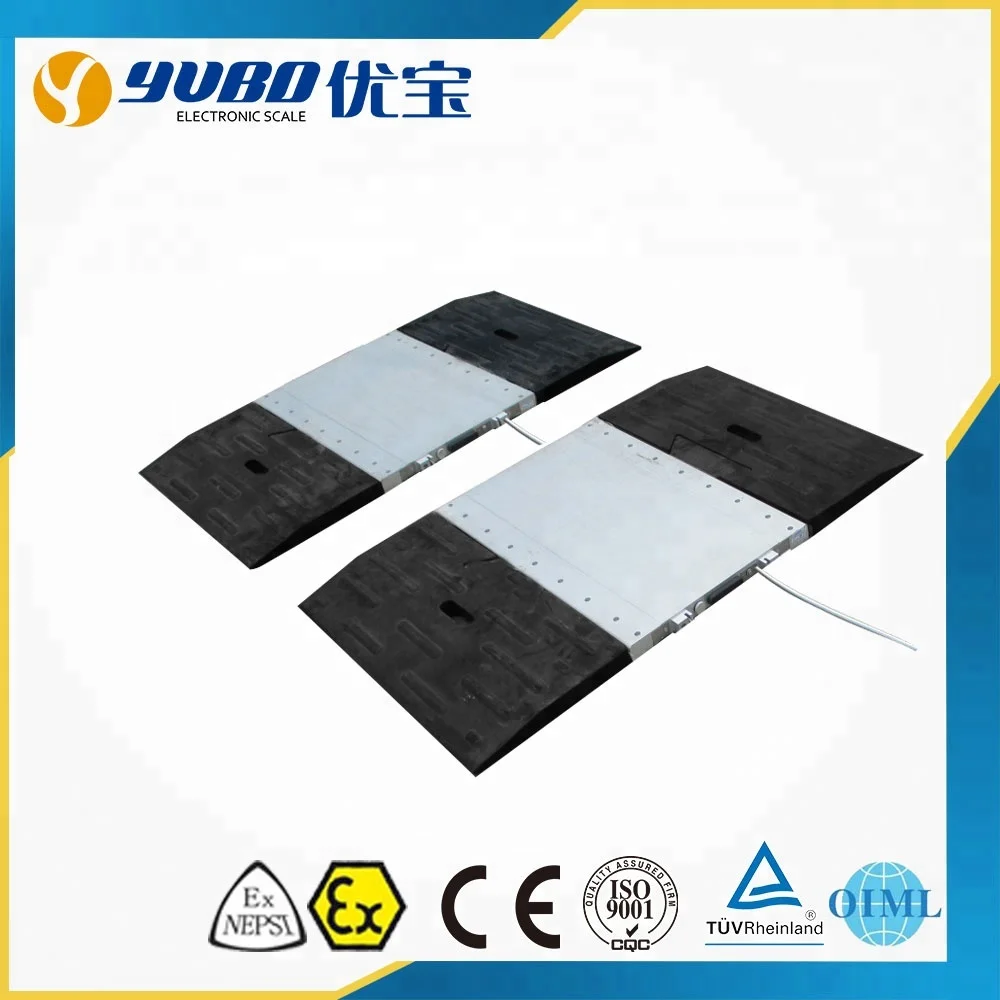 portable car axle truck weighing pads