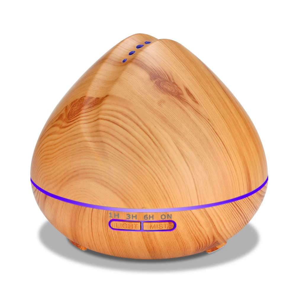 500 мл Оптовая Продажа светлое дерево зерна коммерческий ультразвуковой Арома-диффузор