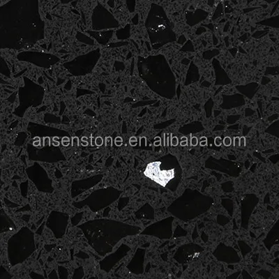  Искусственный камень галактики AS-G008 Черный Galaxy блестящие розовое Countertop