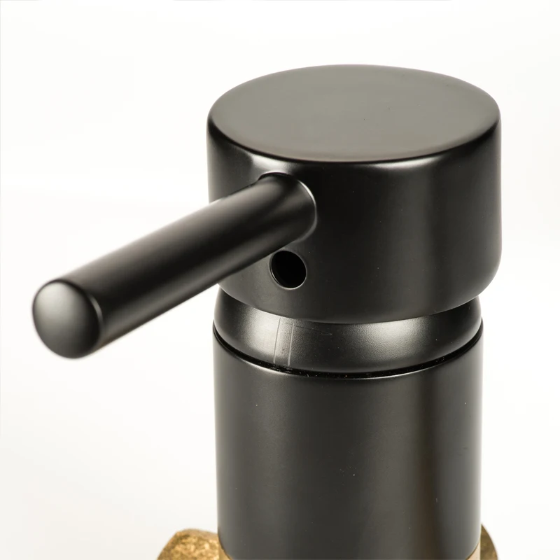 SM23078 New Modern Style Black Brass bath wash hand basin sink mixer tap shower faucet