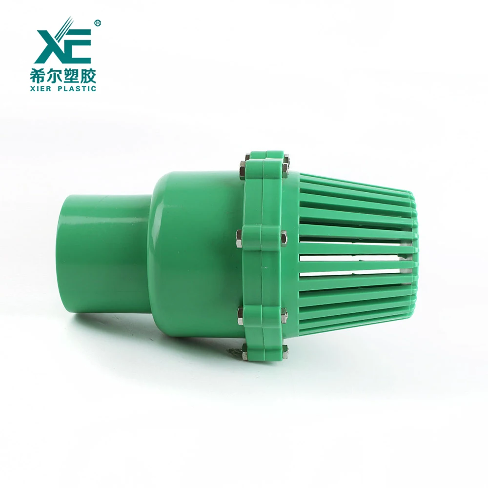 Прочный высококачественный ПВХ зеленый ножной клапан для водяного насоса