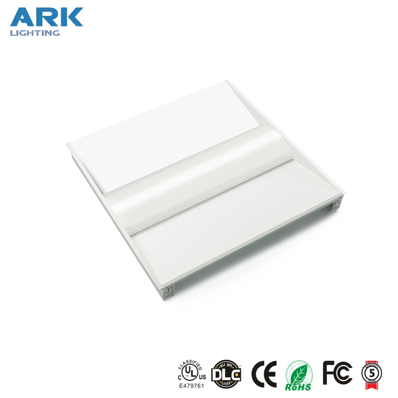 DLC 600*600MM 1200*600MM 40w troffer 130-150Lm/w led panel light retrofit 0-10v dimming