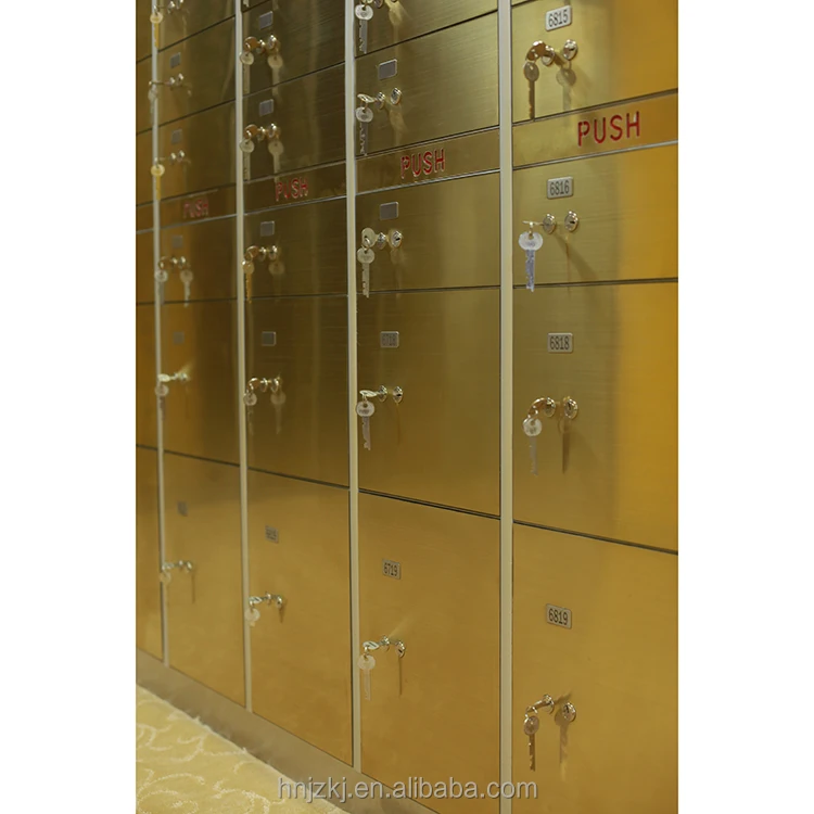 Direct manufacturer of 10mm steel sheet bank vault room safe deposit box safe deposit locker