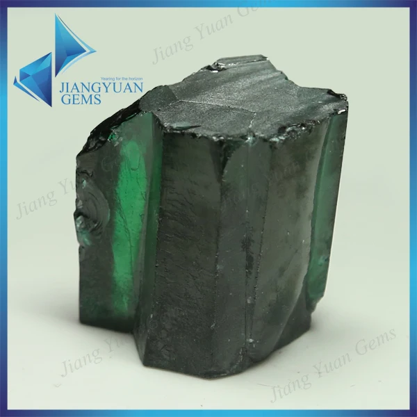 Synthetic Emerald Stone in Best Emerald Raw Material for Gems Making Cubic Zirconia Raw Material Synthetic (lab Created) 7103990