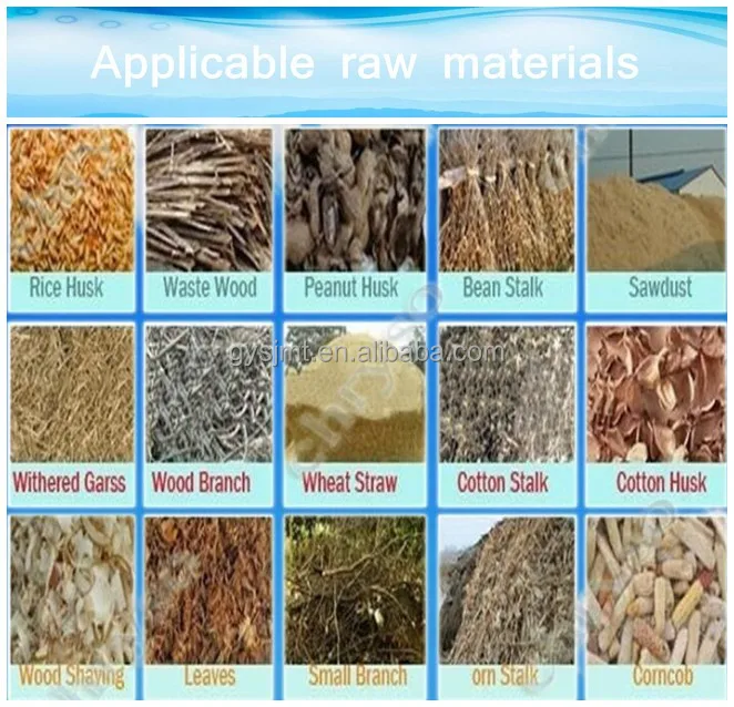 Factory direct sale good price Stick Making Machine For Wood Chips Peanut Shell Biomass