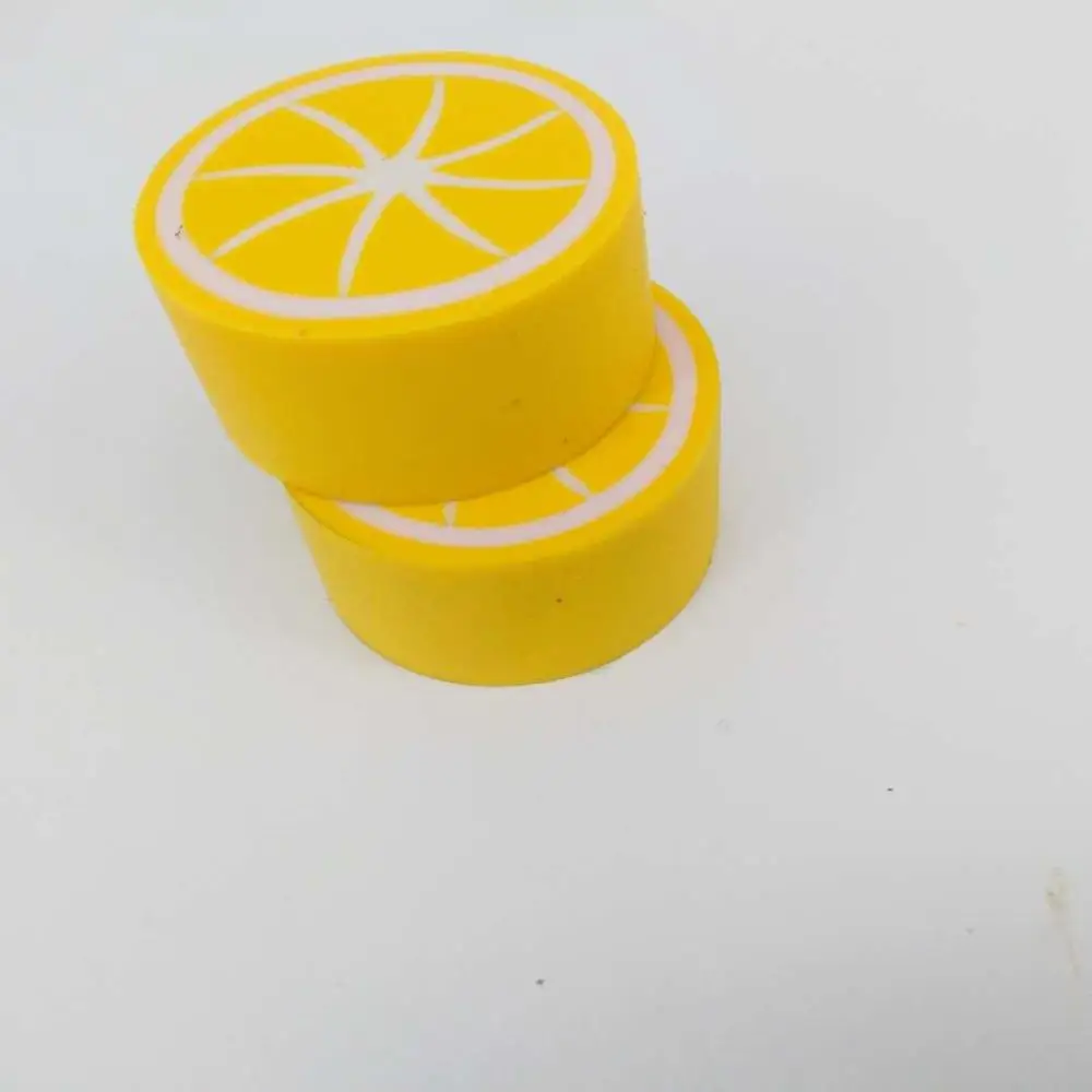 wholesale fruit shape 2D rubber  eraser for kids