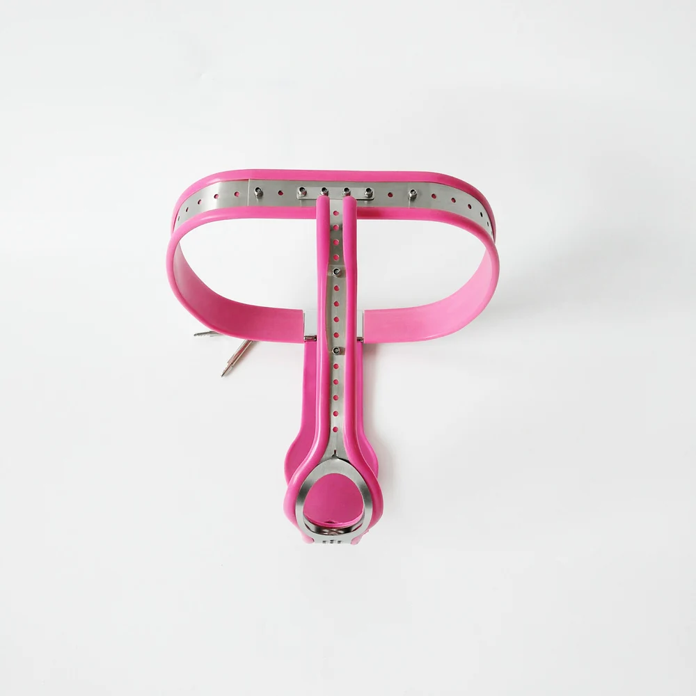 Black emperor SM women with stainless steel chastity lock prevent wolves from cheating beautiful and safe adult toys pink