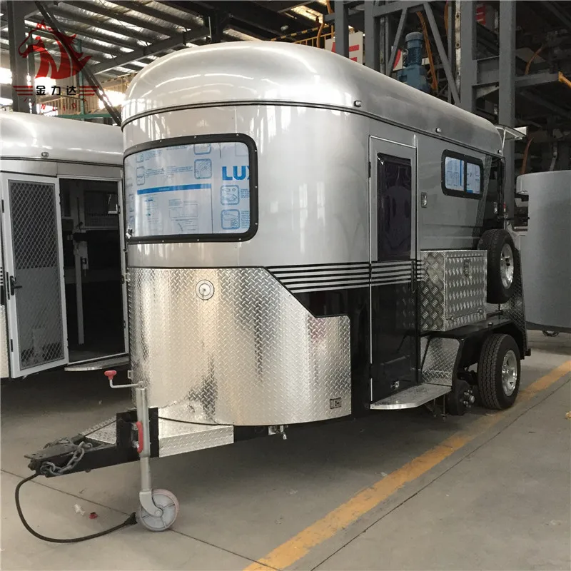 
2HSL-D chinese imported 2 horse trailer 