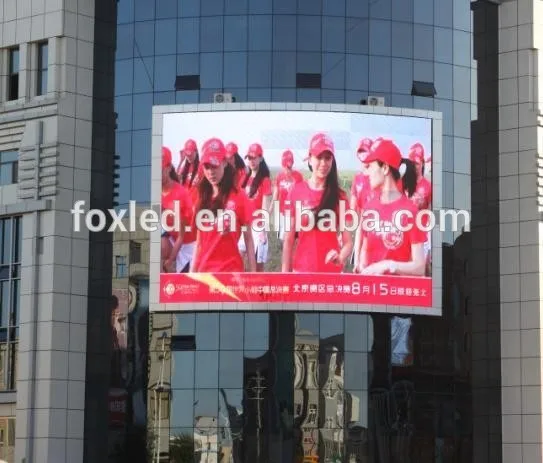 Outdoor advertising p10, p16, P20 DIP full color LED screen