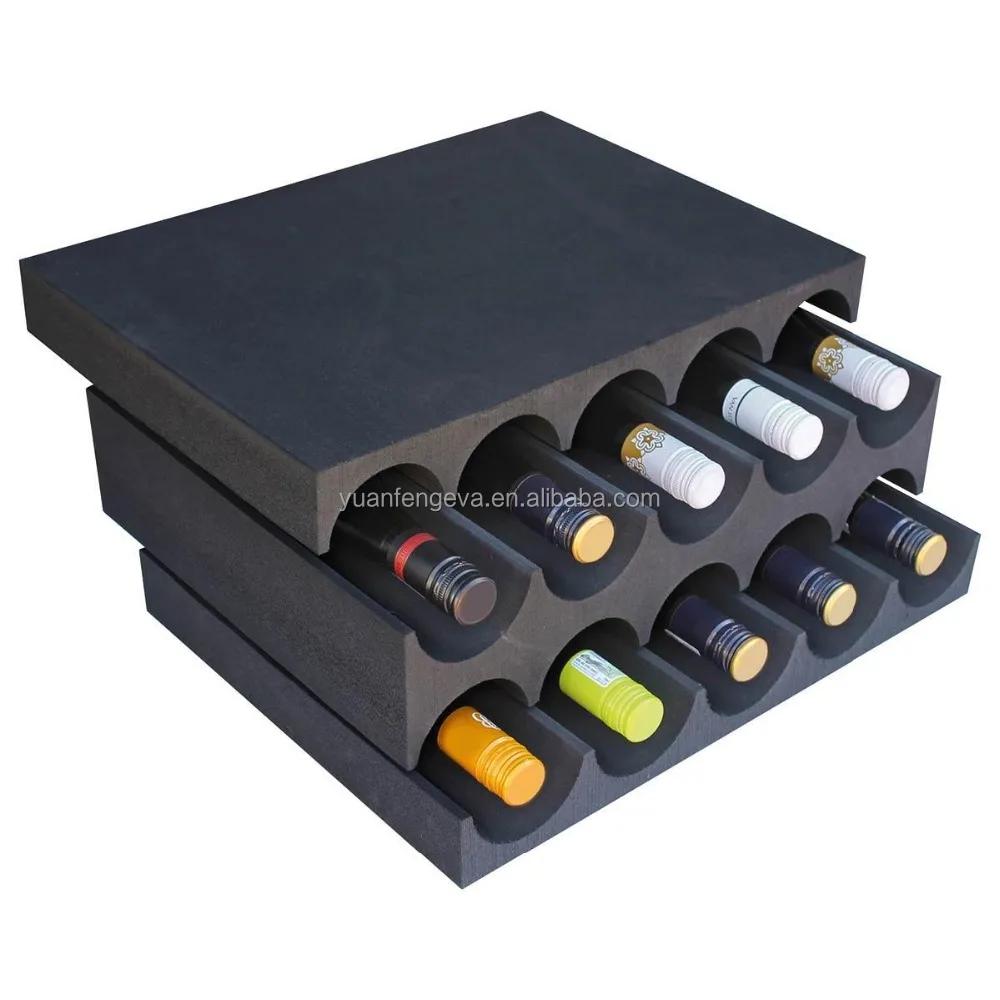 Custom Eco-friendly Die Cutting EVA Wine Foam Insert