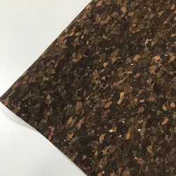 Trade Assutance artificial Portugal Natural carbonized Coffee Cork Fabric leather