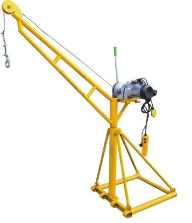 swing arm hoist portable Building materials lifting equipment mini lift crane