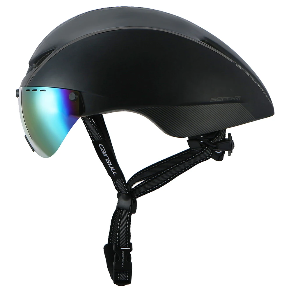 
CAIRBULL AERO-R1 Aerodynamics Road Cycling Aero Bike Helmet With Magnetic Goggle Fits With Glasses Safety helmet construction 