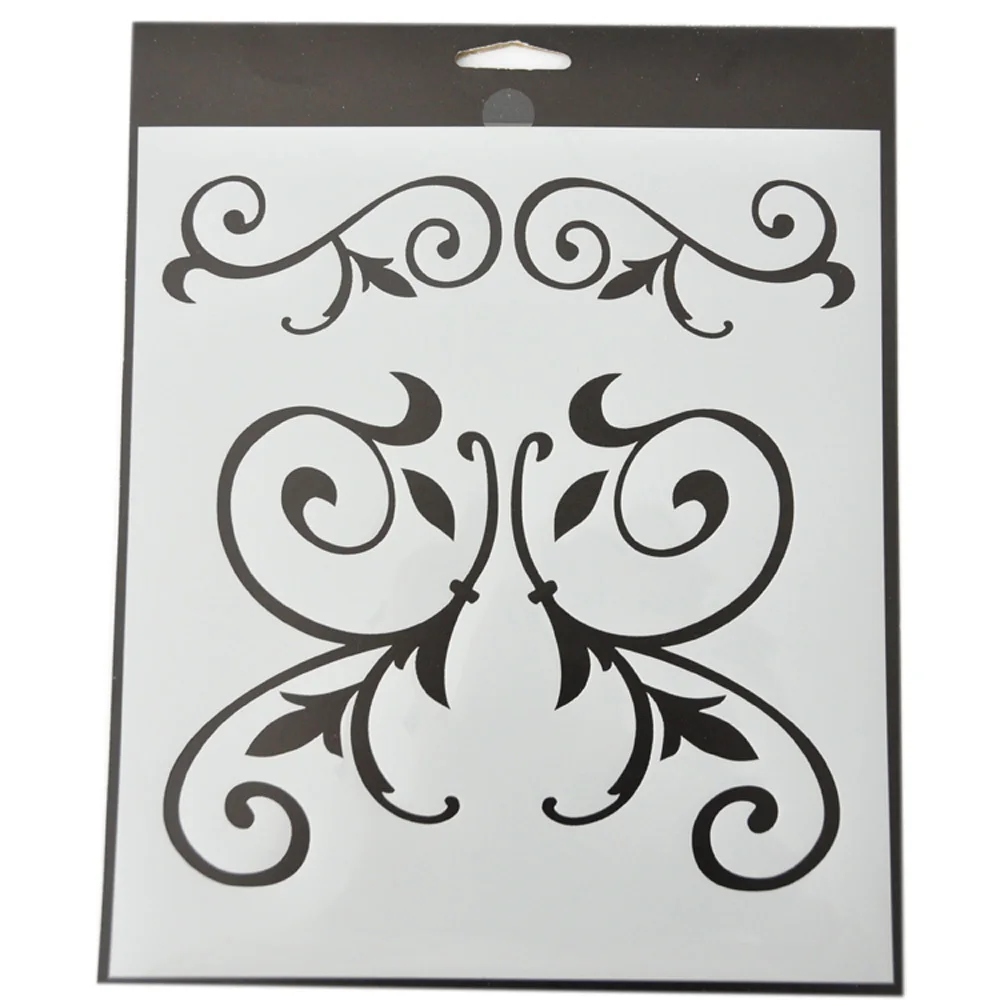 New design customized China white PP Wall Stencil